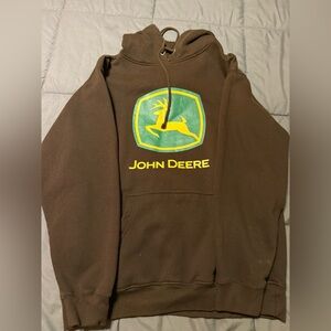 John Deere brown hoodie